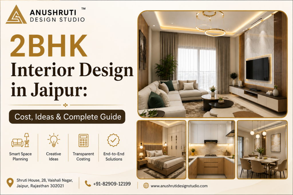 2BHK Interior Design in Jaipur Cost, Ideas & Complete Guide